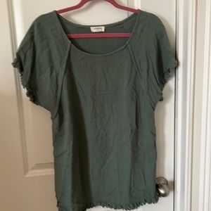 Umgee short sleeve linen top